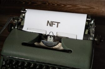 nft word on a paper