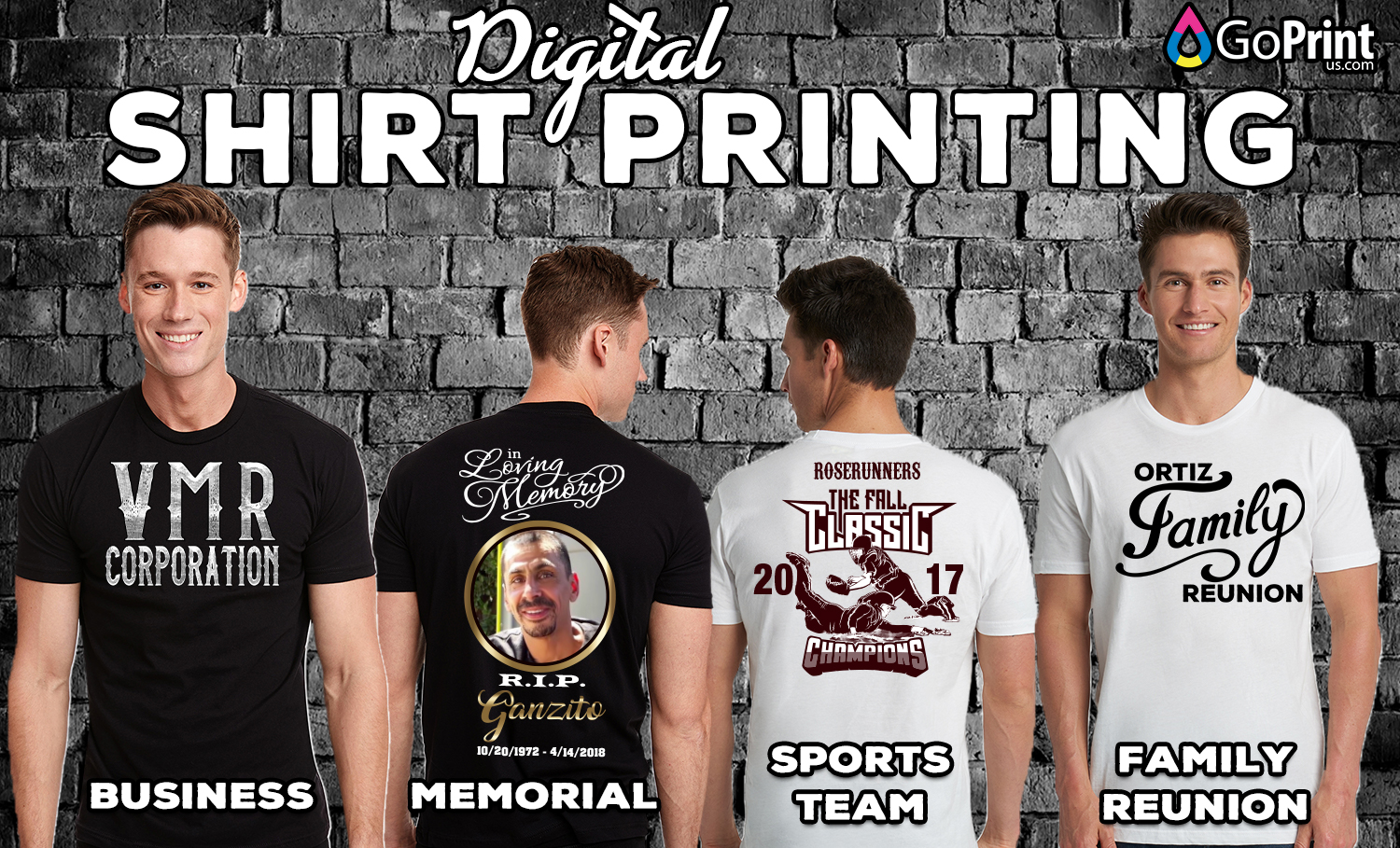 Shirt Printing (DTF Direct To Film) - Go Print US