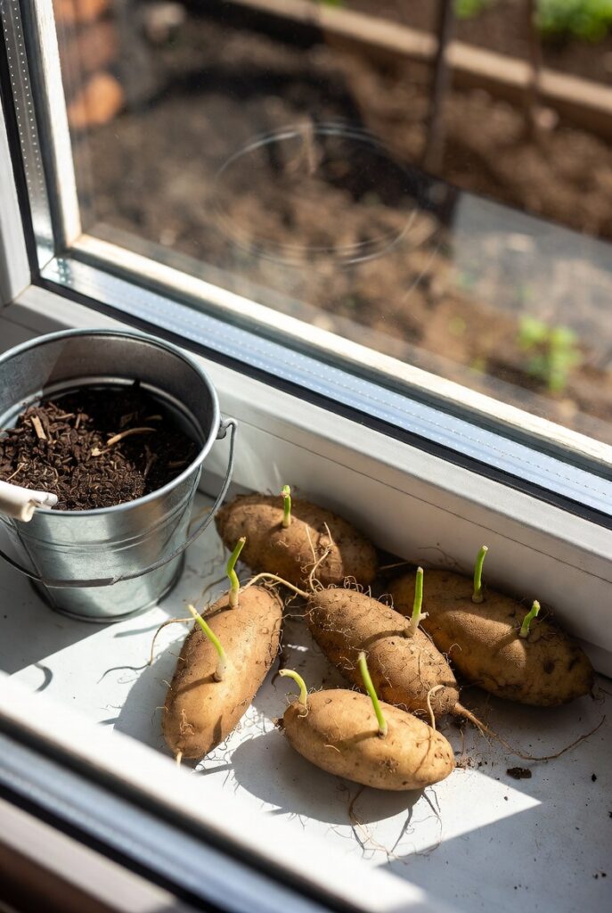 Підготовка першої ранньої картоплі до посадки